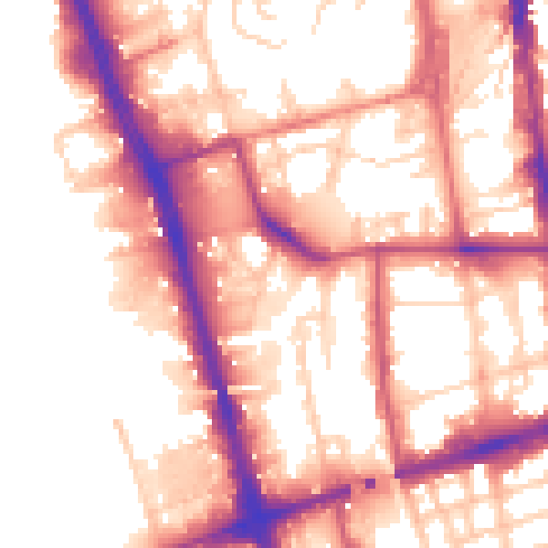 Daytime road noise heatmap for L20 4DL