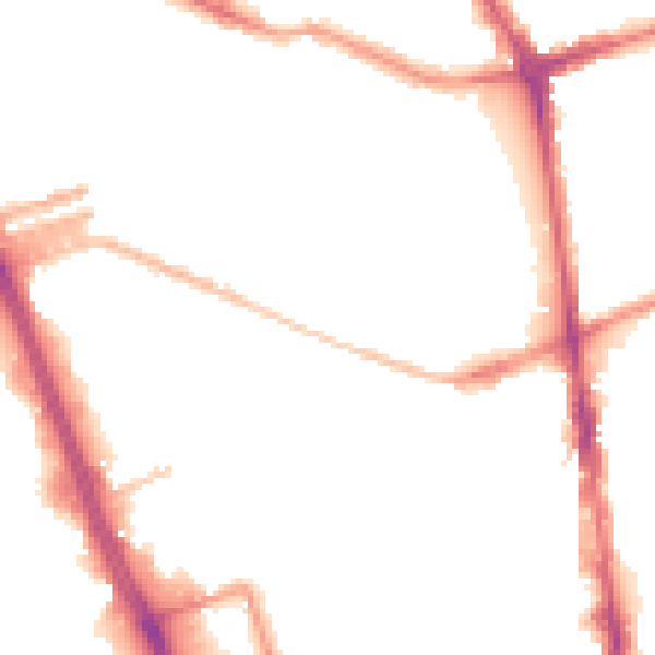Night-time road noise heatmap for L20 4QP