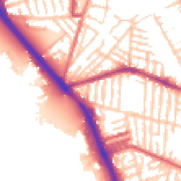 Daytime road noise heatmap for L20 4RH