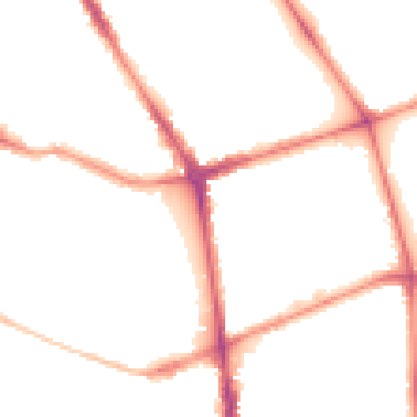 Night-time road noise heatmap for L20 5AF