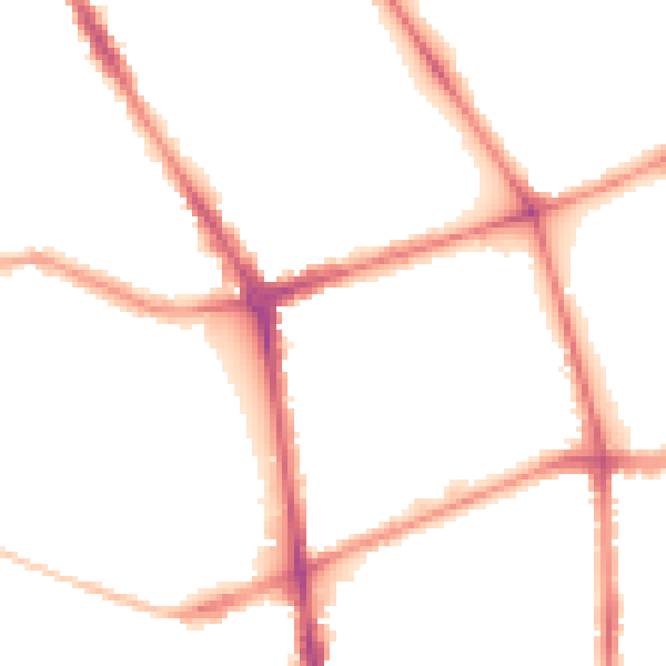 Night-time road noise heatmap for L20 5BA