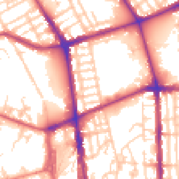 Daytime road noise heatmap for L20 5BH