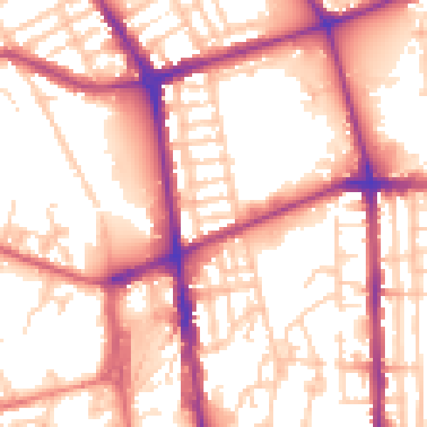 Daytime road noise heatmap for L20 5BL