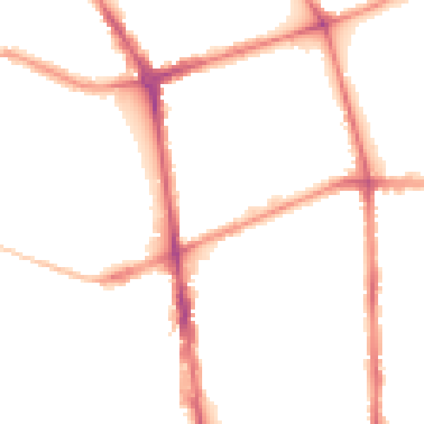 Night-time road noise heatmap for L20 5BL