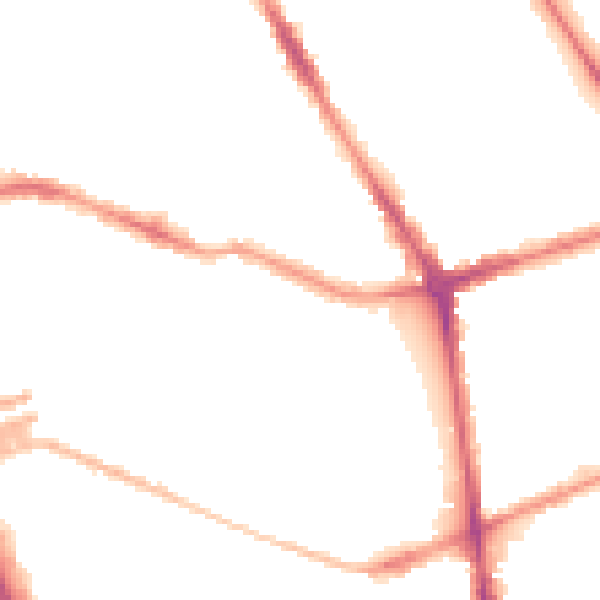 Night-time road noise heatmap for L20 5DJ