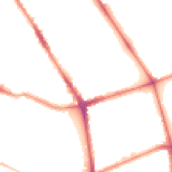 Night-time road noise heatmap for L20 5EJ
