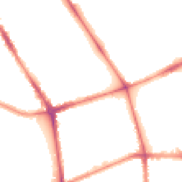 Night-time road noise heatmap for L20 5ES