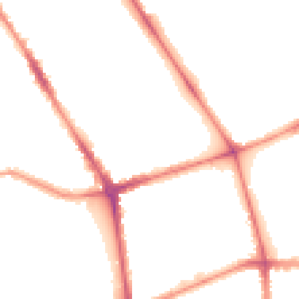 Night-time road noise heatmap for L20 5EY