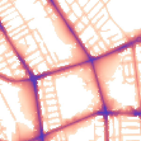 Daytime road noise heatmap for L20 5GB