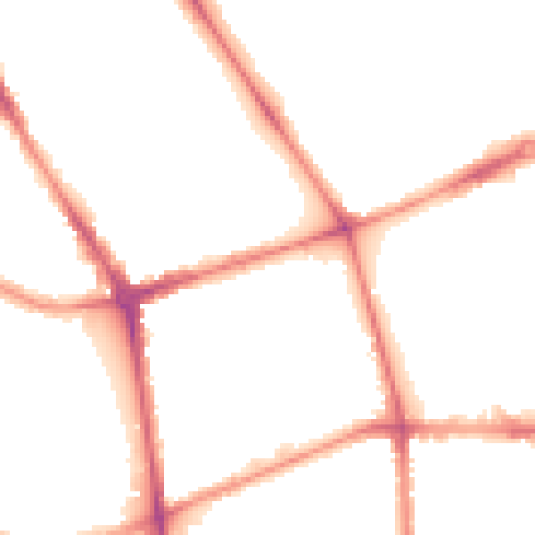 Night-time road noise heatmap for L20 5GB