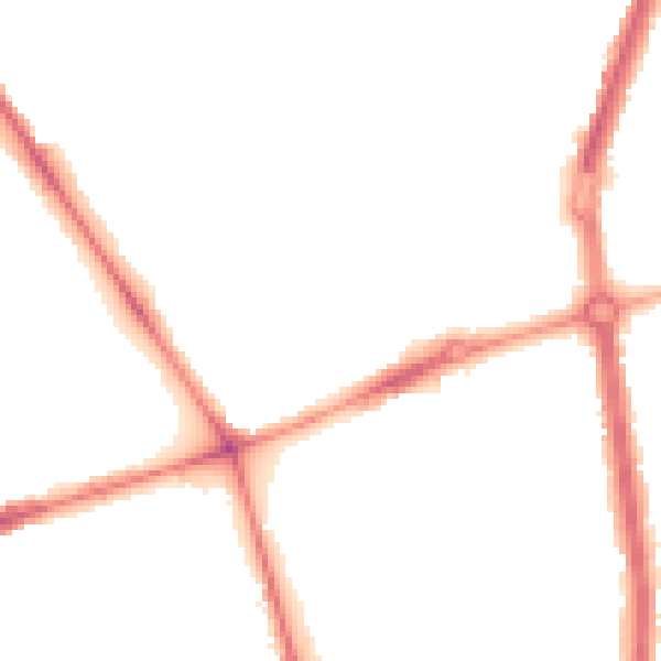 Night-time road noise heatmap for L20 6AP