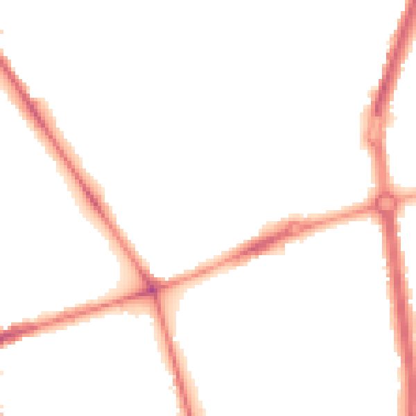 Night-time road noise heatmap for L20 6AS