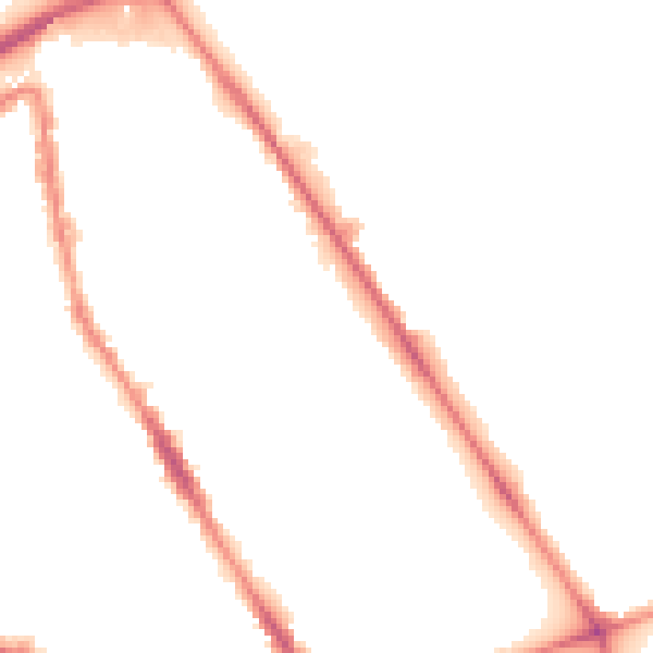 Night-time road noise heatmap for L20 6GE