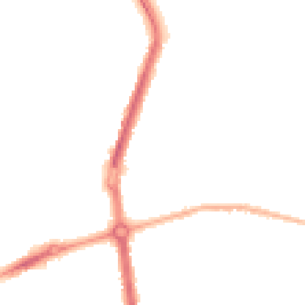 Night-time road noise heatmap for L20 6HE