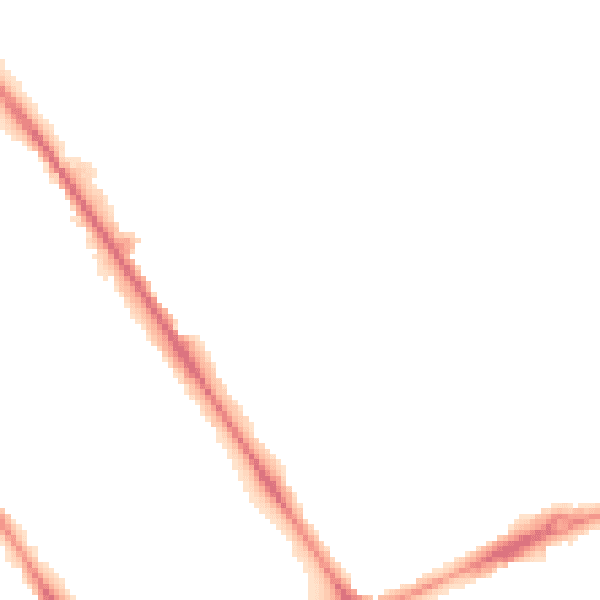 Night-time road noise heatmap for L20 6NG