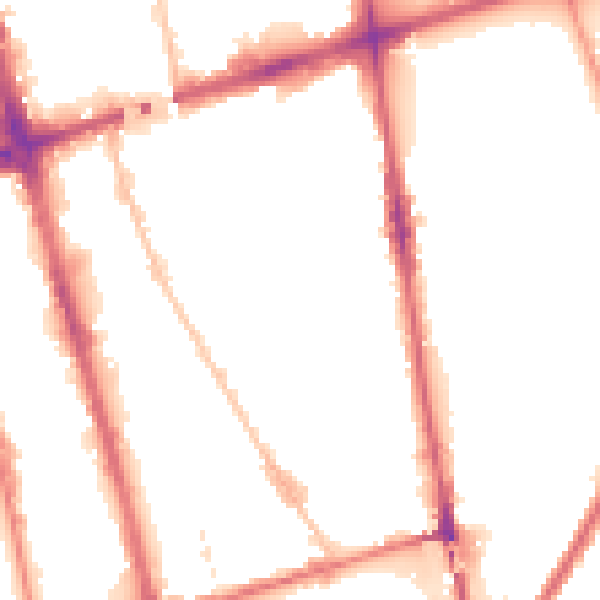 Night-time road noise heatmap for L20 7DS