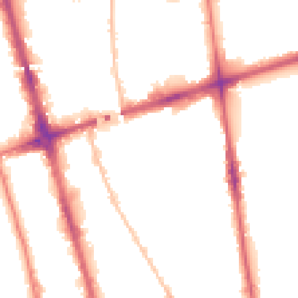 Night-time road noise heatmap for L20 7EF
