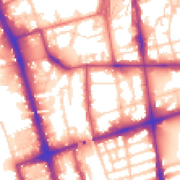 Daytime road noise heatmap for L20 7HR