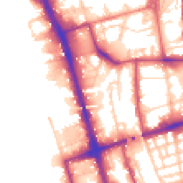 Daytime road noise heatmap for L20 8NA