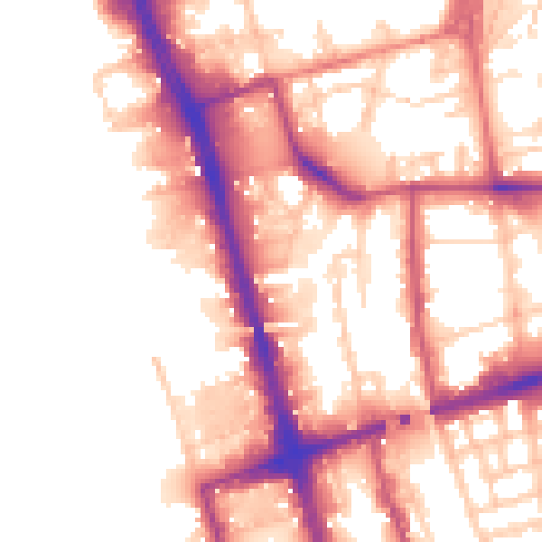 Daytime road noise heatmap for L20 8NB