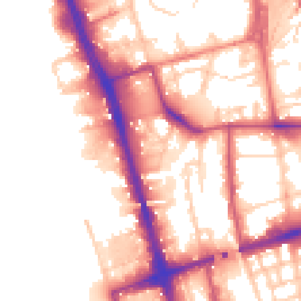 Daytime road noise heatmap for L20 8ND