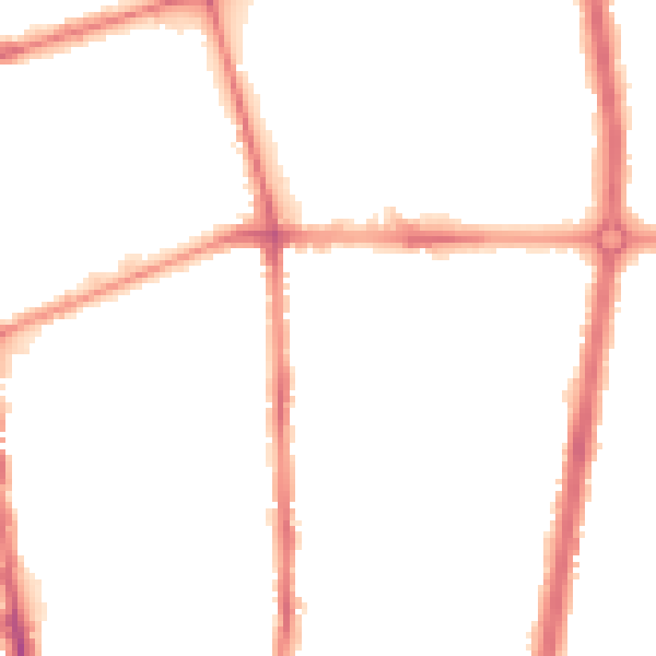 Night-time road noise heatmap for L20 9AE