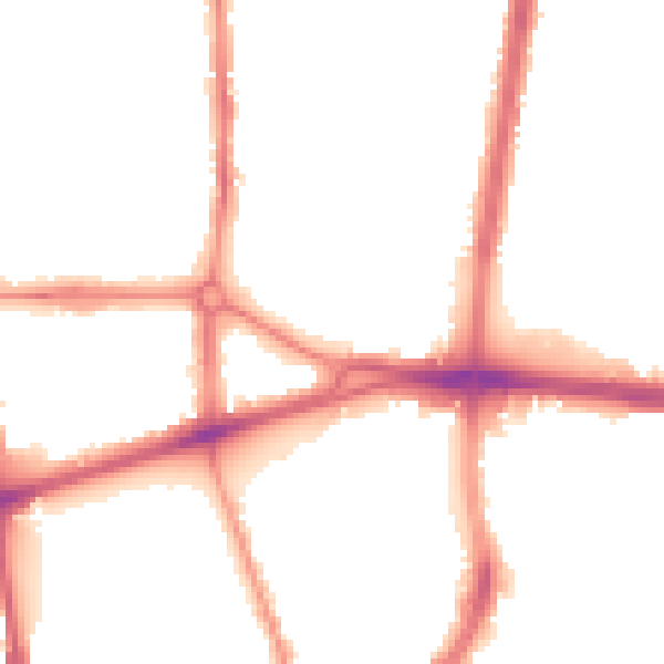 Night-time road noise heatmap for L20 9EY