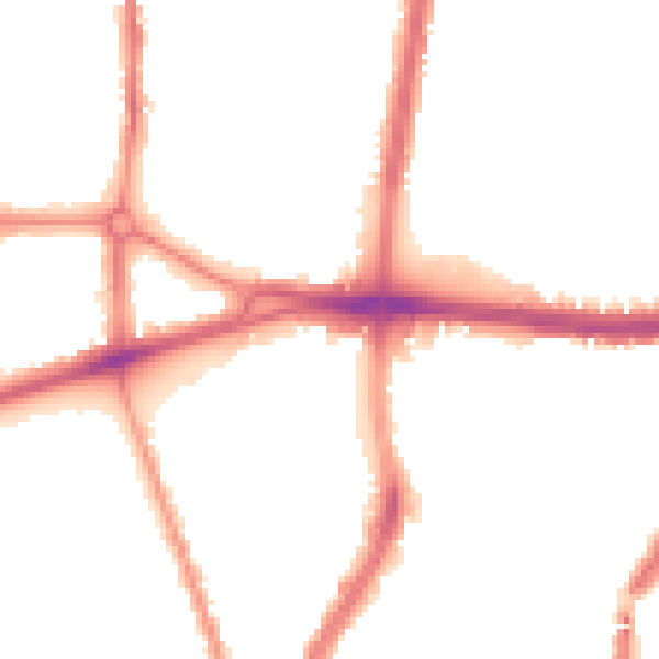 Night-time road noise heatmap for L20 9QE