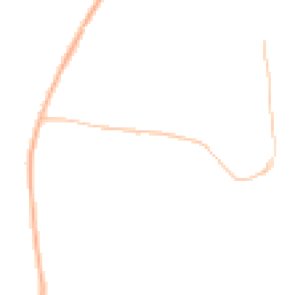 Night-time road noise heatmap for L21 0DA