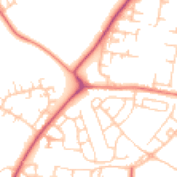 Daytime road noise heatmap for L30 0AF