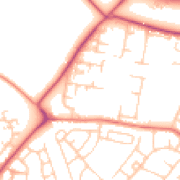 Daytime road noise heatmap for L30 0QL