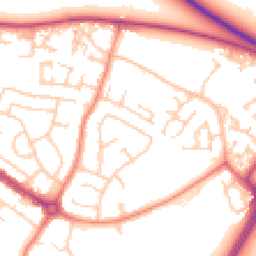 Daytime road noise heatmap for L30 5SJ