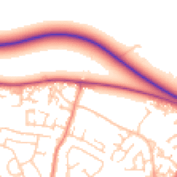 Daytime road noise heatmap for L30 7AB