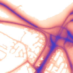 Daytime road noise heatmap for L30 7QF
