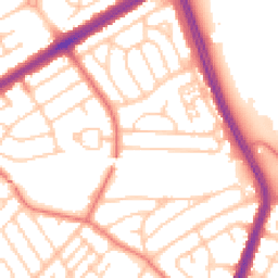 Daytime road noise heatmap for L30 9TA