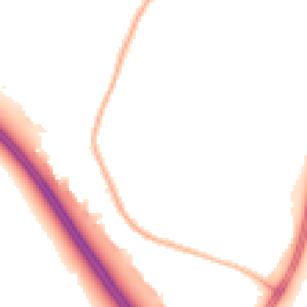 Night-time road noise heatmap for L32 0QY