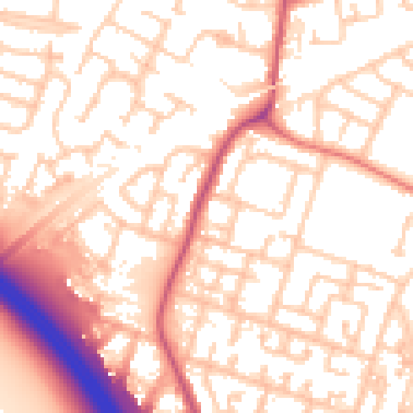 Daytime road noise heatmap for L32 0RE