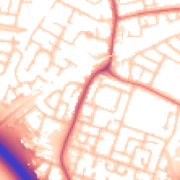 Daytime road noise heatmap for L32 0RF