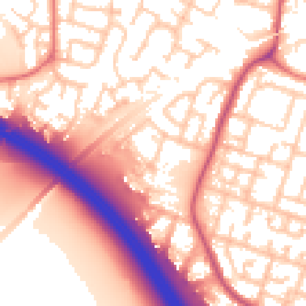 Daytime road noise heatmap for L32 0RJ