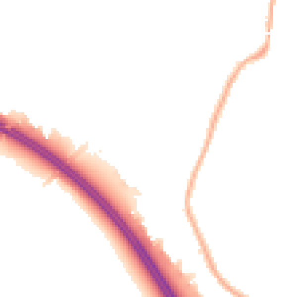 Night-time road noise heatmap for L32 0RJ