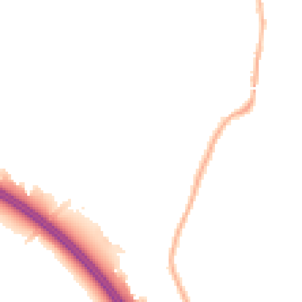 Night-time road noise heatmap for L32 0RS
