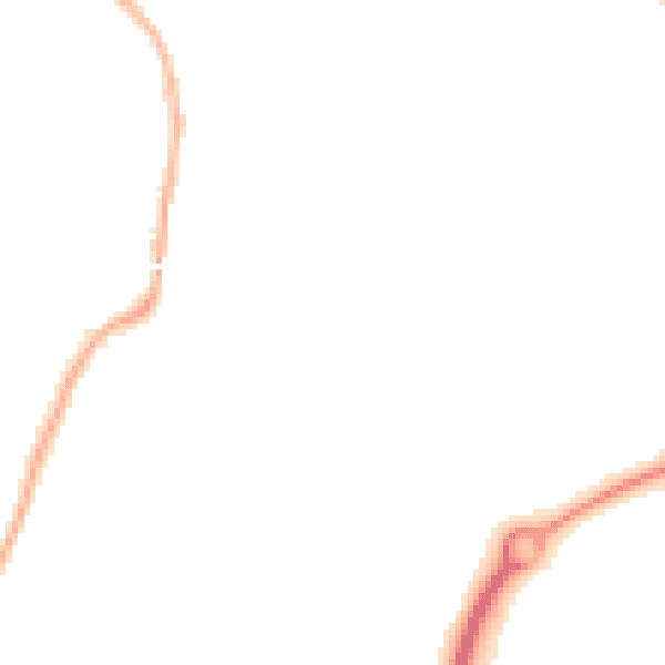 Night-time road noise heatmap for L32 0RU