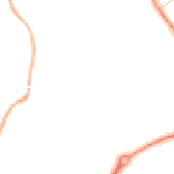 Night-time road noise heatmap for L32 0RY
