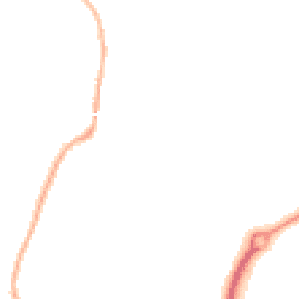 Night-time road noise heatmap for L32 0RZ
