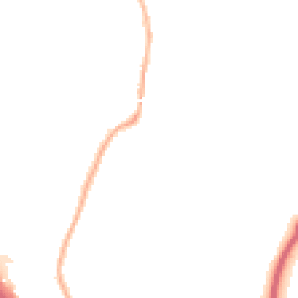 Night-time road noise heatmap for L32 0TA