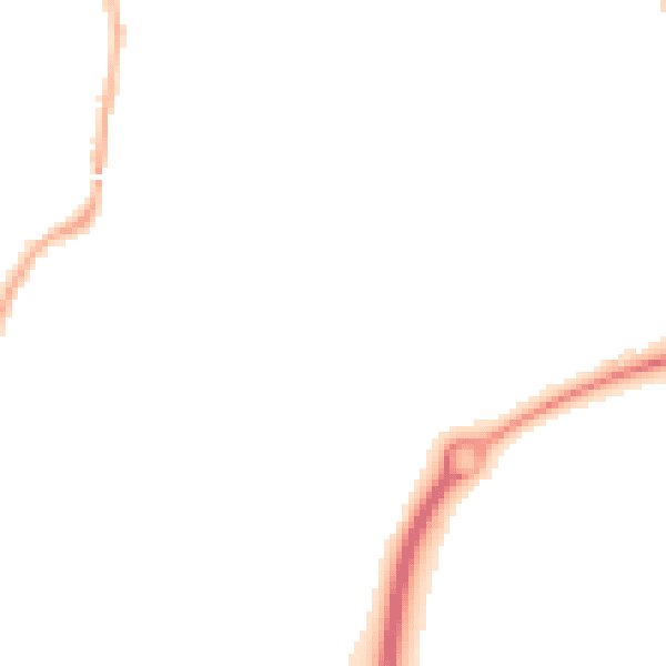 Night-time road noise heatmap for L32 0TG