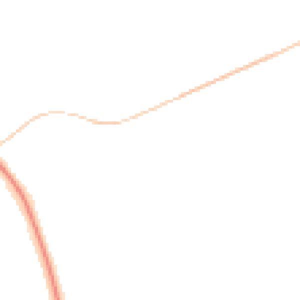 Night-time road noise heatmap for L32 1BB