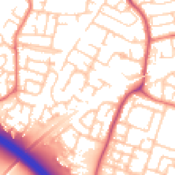 Daytime road noise heatmap for L32 2DN