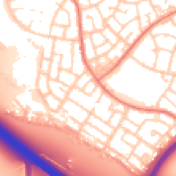 Daytime road noise heatmap for L32 3AA