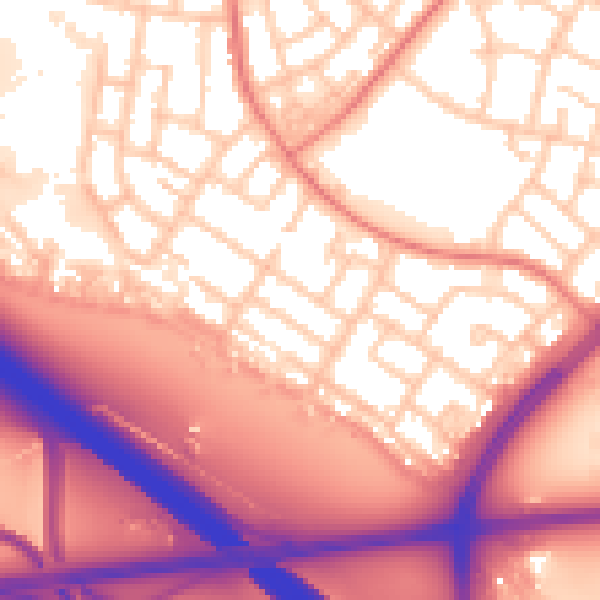 Daytime road noise heatmap for L32 3XY
